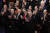 30일 (현지시간) 워싱턴 의사당에서 열린 도널드 트럼프 미국 대통령의 취임 후 첫 국정연설에 참석한 의원들. [AP=연합뉴스]