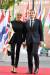 에마뉘엘 마크롱 프랑스 대통령과 그의 24세 연상의 부인 브리짓 트로뉴. [EPA=연합뉴스]