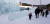 얼음분수축제가 열리고 있는 충남 청양 천장리 알프스마을 입구에 &#39;칠갑산얼음분수축제&#39;라는 얼음글씨가 세워져 있다. 신진호 기자