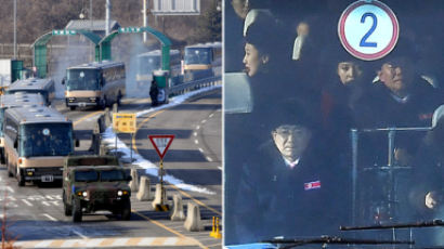 [속보] 北응원단·김일국 체육상 등 280명 남북출입국사무소 도착