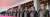 8일 북한 평양 김일성광장에서 건군절을 맞아 진행된 열병식에서 주석단의 북한군 장성들이 경례를 하고 있다. 오른쪽이 이병철 군수공업부 제1부부장.[조선중앙TV 캡처]