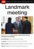 문재인 대통령과 김여정 제1부부장의 만남을 보도한 CNN은 이를 &#39;역사적 만남(Landmark meeting)&#39;으로 표현했다.[CNN 캡처]