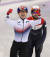 한국 쇼트트랙 대표팀의 임효준이 10일 강릉 아이스아레나에서 열린 2018 평창동계올림픽 쇼트트랙 남자 1,500m 결승에서 금메달을 획득하며 환호하고 있다. 정시종 기자