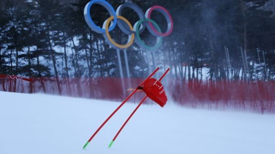 '강풍 탓에'...평창올림픽 알파인 스키, 연이틀 경기 일정 연기