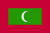 몰디브 국기.