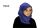 이슬람 여성 의상인 히잡. 머리를 가리는 용도다. 