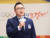 이세중 해설위원이 22일 오후 서울 목동SBS에서 열린 ‘평창 올림픽 방송단’ 발대식에 참석해 인사말을 하고 있다. [뉴스1]
