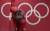 영화 &#39;아이언맨&#39; 헬맷을 쓴 윤성빈이 15일 올림픽 슬라이딩센터에서 열린 남자 스켈레톤 2차 주행 스타트를 하고 있다. 오종택 기자 