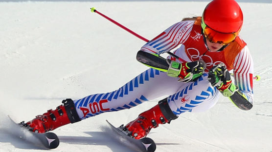 연이은 경기 연기에도 끄떡없던 '스키 요정' 시프린, 평창올림픽 대회전 金