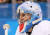 15일 오후 강릉시 강릉하키센터에서 열린 2018 평창동계올림픽 남자 아이스하키 A조 예선 한국 대 체코 경기에서 한국 골리(골키퍼) 맷 달튼이 슛을 대비하고 있다.[강릉=연합뉴스]