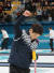 17일 오후 2018 강원 강릉컬링센터에서 열린 2018 평창동계올림픽 남자 컬링 예선 대한민국과 영국의 경기에서 한국 김창민이 영국을 11-5로 꺾은 뒤 손을 들며 기뻐하고 있다. [강릉=연합뉴스]