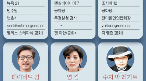 [특파원 리포트]"트럼프 못 참아" vs. "트럼프 지지해" 배지도전한 한인들 