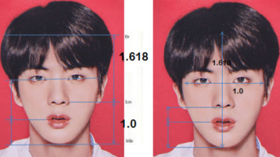 “Worldwide Handsome” Science Says BTS JIN's Face Is Perfect
