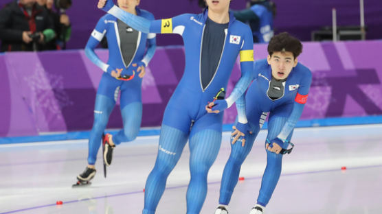 [속보] 한국 남자 팀추월, 결승 진출…노르웨이와 한판 승부