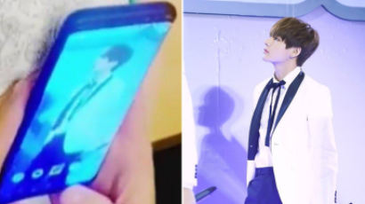 “V is so perfect” This Korean Idol's Phone Wallpaper Is V of BTS 
