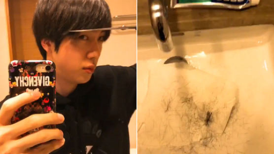 JIN Cuts His Bangs with Just One Hand…The End Result?