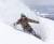 스기노하라 스키장에서 파우더 스노를 만찍하고 있는 스노보더. [사진 니가타현 관광과]