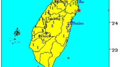 대만 북동부 해안서 규모 5.2 지진…피해 확인 중