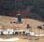 지난해 9월 배치가 완료된 고고도미사일방어(THAAD·사드) 체계 발사대(붉은 원 안). [연합뉴스]