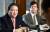 마크 내퍼 주한 미국대사대리(왼쪽)가 28일 서울 정동 주한 미국대사관저에서 열린 기자간담회에서 ’북한의 핵·미사일 개발을 위한 시간 벌기용 대화는 하지 않는다“고 밝혔다. [뉴시스]