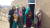 아프간 다이쿤디 지방에서 머리에 부르카를 쓴 여성들과 함께한 강민휘 국장(왼쪽). [사진 강민휘]