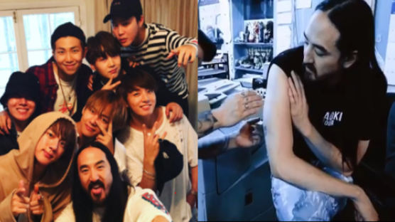 STEVE AOKI With His Newest Tattoo Speaks Out to BTS & ARMY