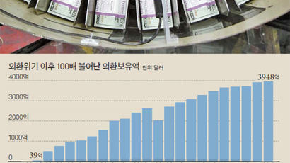 1144억 vs 4679억 달러 … 외환보유액 얼마면 될까?