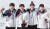 평창올림픽 봅슬레이 남자 4인승에서 은메달을 딴 김동현-서영우-전정린-원윤종(왼쪽부터). [중앙포토]