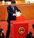 11일 오후 베이징 인민대회당에서 개헌안 투표를 하는 시진핑 국가주석.[로이터=연합뉴스]