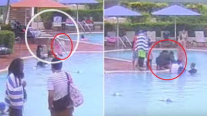 CCTV 공개로 재조명된 괌 호텔 수영장 5살 여아 익사 사고