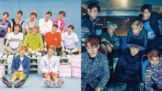 BTS·EXO·WANNA ONE·GOT7…Four K-Pop Groups Up High in Billboard Social 50 Chart