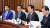 자유한국당 원내대책회의가 16일 오전 국회에서 열렸다. 김성태 원내대표(오른쪽 두 번째)가 개헌안과 관련해 이야기하고 있다. 변선구 기자