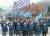 한국GM 노조가 2월 23일 인천 부평공장에서 군산공장 폐쇄 철회를 요구하는 집회를 열고 있다. / 사진:연합뉴스