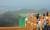 통영 한려수도 케이블카가 있는 미륵산 전망대의 모습. [중앙 포토]