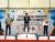 한국 배재범(가운데)이 18일 말레이시아에서 열린 세계대학생사격선수권대회 남자 50m 권총 개인전에서 금메달을 획득했다. [사진 대한사격연맹]