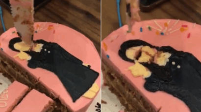 What a Fan Did to IU's Cake Is Absolutely Shocking