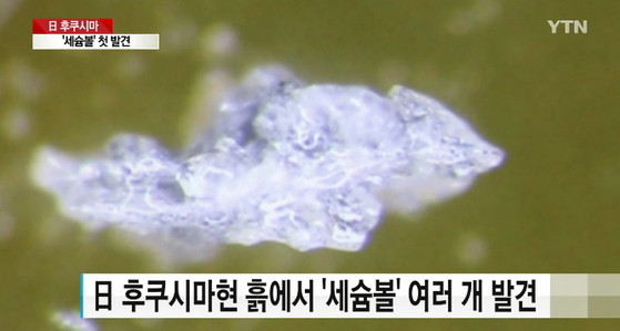 일본 후쿠시마 강에서 방사성물질 '세슘볼' 발견