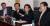 자유한국당 중진의원들이 22일 오전 국회 의원회관에서 모임을 갖고 홍준표 대표 체제에 대한 우려를 나타냈다. 왼쪽부터 정우택, 이주영, 나경원, 유기준 의원. [중앙포토]