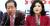 홍준표 자유한국당 대표(왼쪽)와 류여해 전 최고위원. [뉴스1]