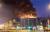 25일 밤(현지시간) 화재가 발생해 80여 명의 사상자가 나온 러시아 케메로보의 한 쇼핑몰. [타스=연합뉴스]