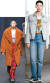 모델 차수민의 패션쇼 무대 모습(왼쪽)과 DDP 거리에서 만난 일상복 모습.