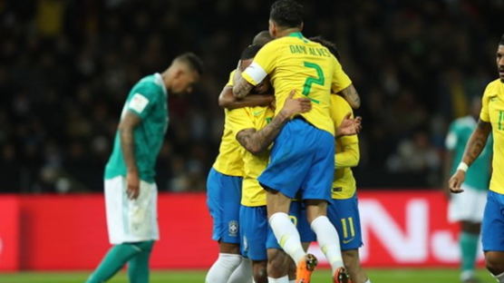 '2014년 1-7 참패 설욕' 브라질, 독일 1-0 격파