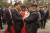 김정은 북한 노동당 위원장(오른쪽)이 지난 25일부터 28일까지 중국을 비공개 방문해 시진핑 중국 국가주석과 악수를 나누고 있다.