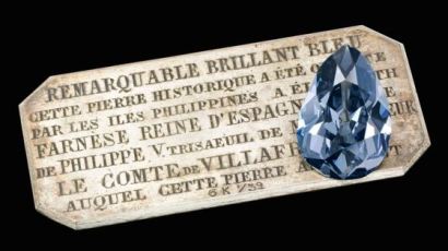 300년 만에 베일 벗은 블루 다이아몬드…경매 예상가격은
