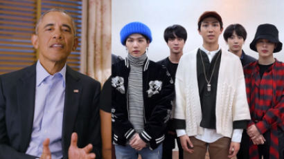  BTS, 오바마와 함께 마틴 루서 킹 50주기 캠페인 참여…유일한 亞