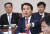 김진태 자유한국당 의원이 지난 2월 22일 오후 국회 법제사법위원회 전체회의에서 발언하고 있다.