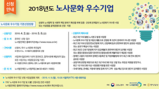 노사발전재단, 노사문화 우수기업 사업설명회 개최