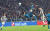 레알 마드리드 크리스티아누 호날두가 오버헤드킥으로 유벤투스 골망을 흔들고 있다. [EPA=연합뉴스]