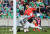지난달 24일(현지시간) 영국 벨파스트 윈저파크경기장에서 열린 북아일랜드 평가전에서 한국의 권창훈이 왼발슛으로 선제골을 넣고 있다. [벨파스트=연합뉴스]