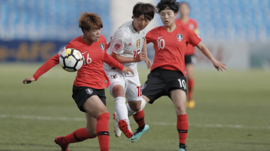 여자축구대표팀, 한일전 아쉬운 무승부